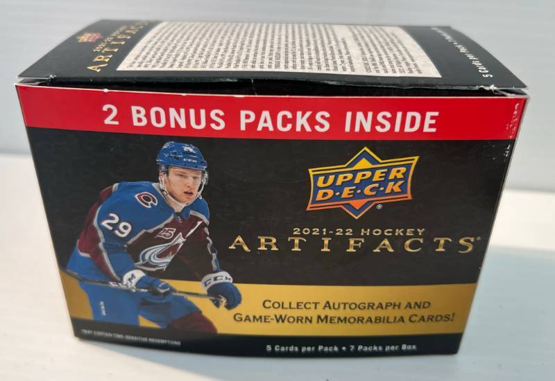 Box Of 2021-22 Hockey Artifacts Trading Cards