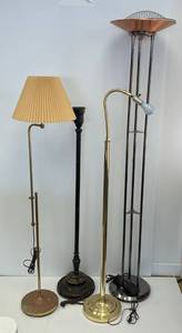 Group Of Antique Floor Lamps
