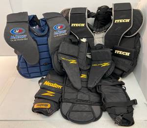 Group Of Misc. Youth Chest Protectors