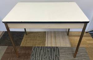 Antique 1950s - 60s Porcelain Top Table