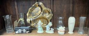Shelf Full Of Vintage Misc. Antiques And More