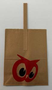 Vintage Red Owl Paper Bag (Very Cool)