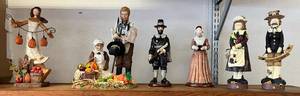 Shelf Full Of Thanks Giving Figurines