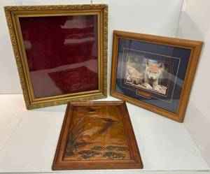 Group Of Misc. Framed Prints 18 12 x 16 12 And 18 12 x 14 And Shadow Box 22 12 x 19 12