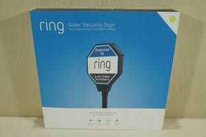 lot 221 image: Ring Solar Security Sign