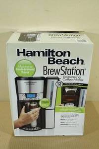 lot 6 image: Hamilton Beach 12 Cup Dispensing Coffee Maker