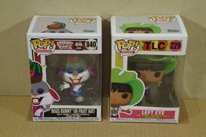 lot 32 image: 2 Pop Vinyl Figures -Bugs Bunny (840) & Left Eye Lopez (229)