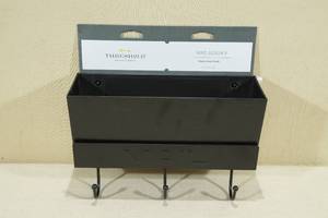 lot 134 image: Threshold Mail Holder -Matte Black Finish