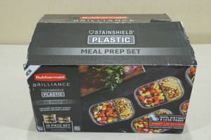 lot 140 image: Rubbermaid Meal Prep 10 Piece Set