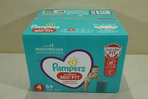 lot 152 image: Pampers Cruisers Diapers -Size 4, 64ct