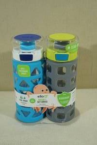 lot 168 image: 2 Ello Leak-Proof 16oz Water Bottles
