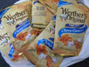 12- 1.46 oz Bags Werthers Sugar Fr...