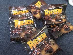 6- 2.65 oz Bags Riesen Chocolate Co...