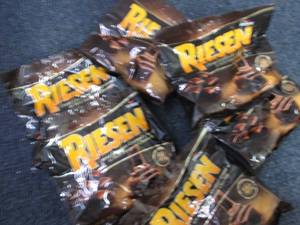 6- 2.65 oz Bags Riesen Chocolate Co...