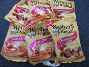 6- 4.51 Bags Werthers Caramels...