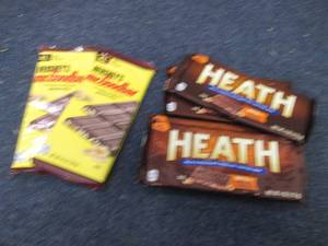 6 Large Candy Bars...