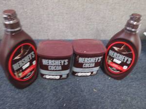 2 Hersheys Cocoa, 2 Syrup...