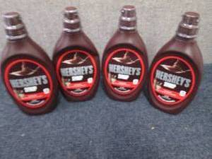 4 - 24 oz Bottles Hersheys Syrup p...