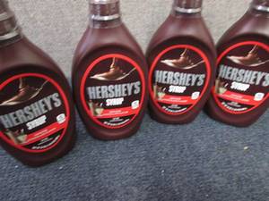 4 - 24 oz Bottles Hersheys Syrup p...