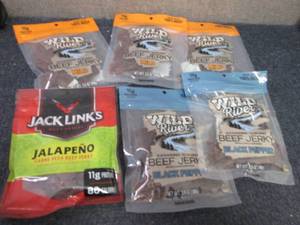 6-  pks Assorted Beef Jerky...