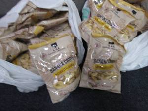 24- 4.0oz Bags Banana Chips past da...