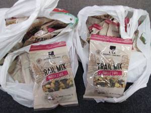 24- 3.5oz Bags Trail Mix past date,...