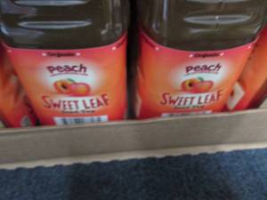 8-64 oz Bottles Sweet Leaf Peach Te...