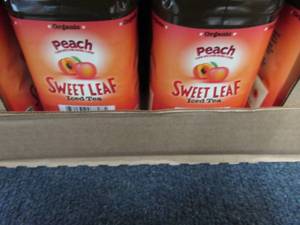 8-64 oz Bottles Sweet Leaf Peach Te...
