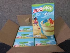 6- 9.3 oz Boxes Jello Play Beach De...