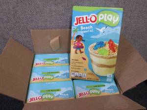 6- 9.3 oz Boxes Jello Play Beach De...