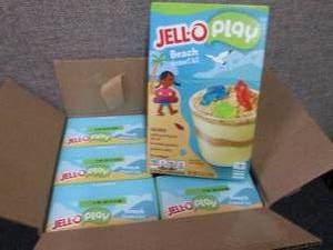 6- 9.3 oz Boxes Jello Play Beach De...