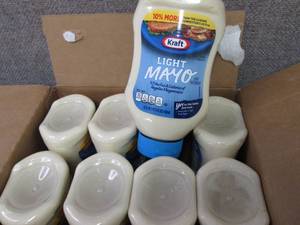 8- 22 oz Bottles Kraft Light Mayo B...