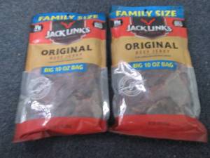 2- 10 oz bags Jack Links Original B...
