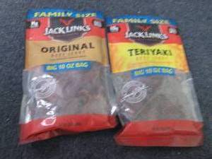 2- 10 oz bags Jack Links Assorted B...