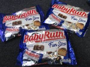 3-10.2 oz Bags Baby Ruth Fun Size C...