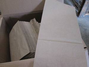 Box of Kraft Paper Bags...