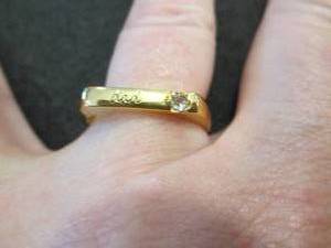 18K Gold over Sterling Silver Genui...