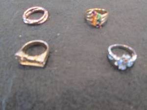 4 Assorted Rings prepersonalized...