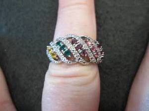 Rhodium Over Brass Personalized Fam...