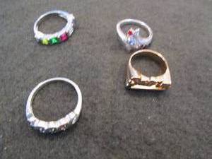 4 Assorted Rings prepersonalized...