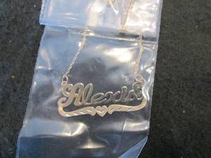 10K Gold Personalized Script Name N...