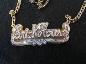 18K Gold Over Sterling Silver Perso...