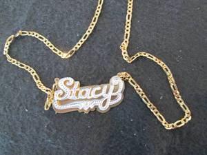 18K Gold Over Sterling Silver Perso...