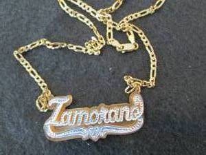 18K Gold Over Sterling Silver Perso...