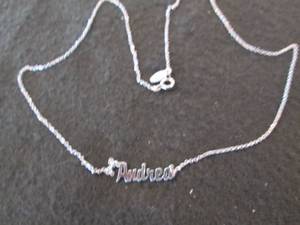 Personalized Sterling Silver Neckla...