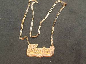 18K Gold Over Sterling Silver Perso...
