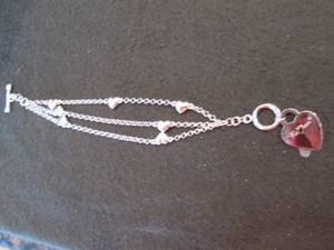 Silvertone Personalized Heart Charm...