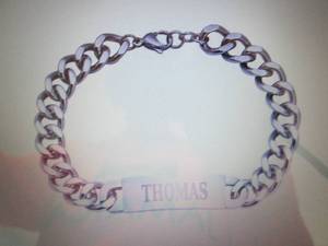Stainless Steel Curb Link Personali...