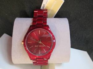 Michael Kors Womens Runway Red Sta...