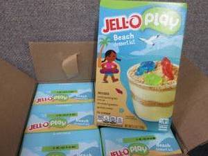 6- 9.3 oz Boxes Jello Play Beach De...